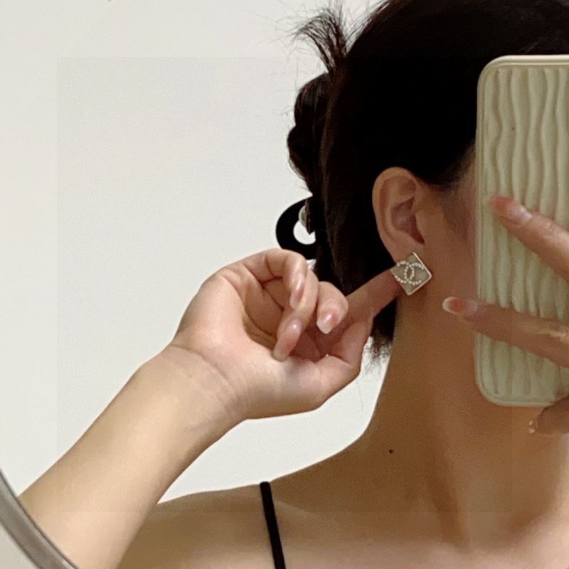 Ch*el earrings